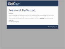 Tablet Screenshot of digisage.net
